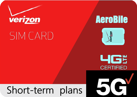 Verizon short-term visitor's plan with unlimited data, voice and SMS