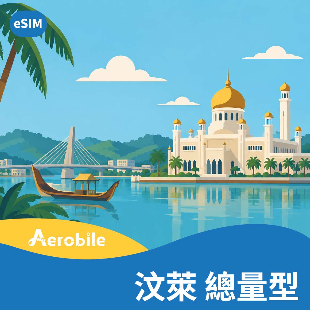 eSIM【汶萊】總量型上網卡(J)