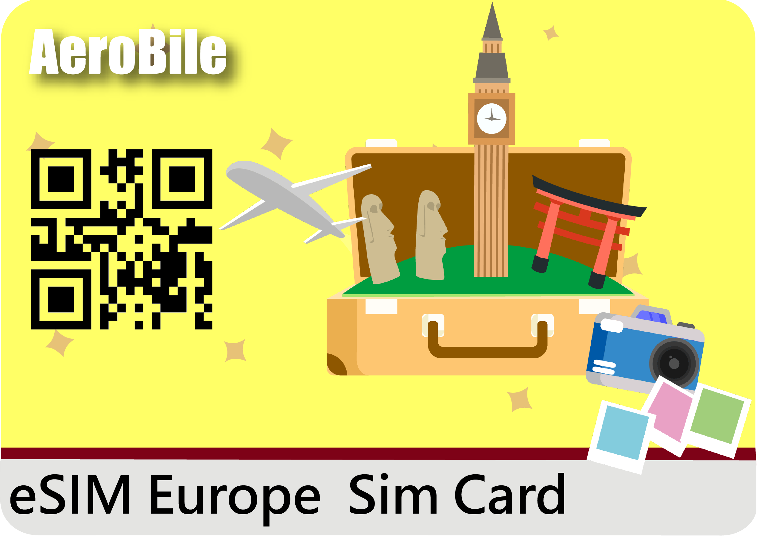 eSIM  Data-only SIM (Europe 33 countries+ Turkey)(B)