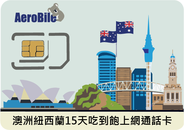 Australia & New Zealand 15 days unlimited data (8GB high speed) and 60mins voice eSIM (CU)